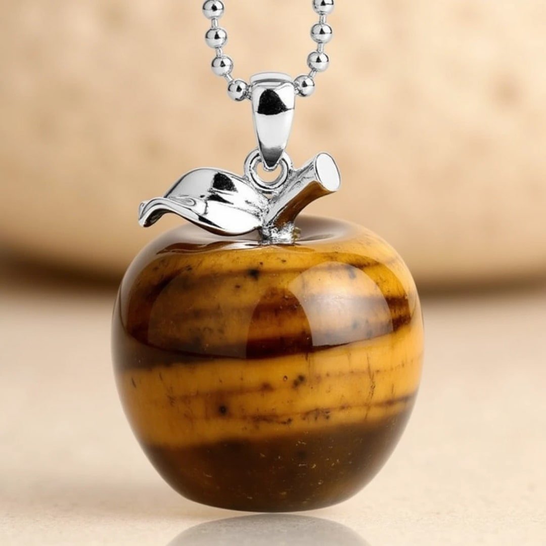 Natural Stone "Apple" Pendant – Bild 10