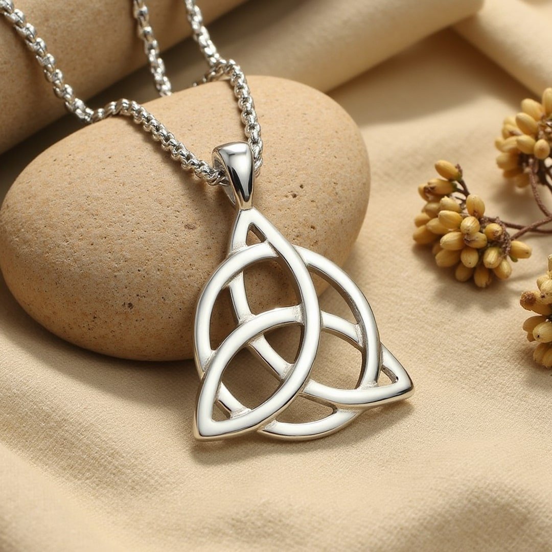 Stainless Steel "Triquetra" Pendant – Bild 5