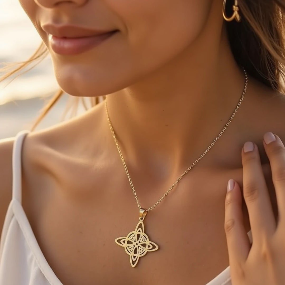 "Eternal Protection" Pendant in Witch's Knot – Bild 4
