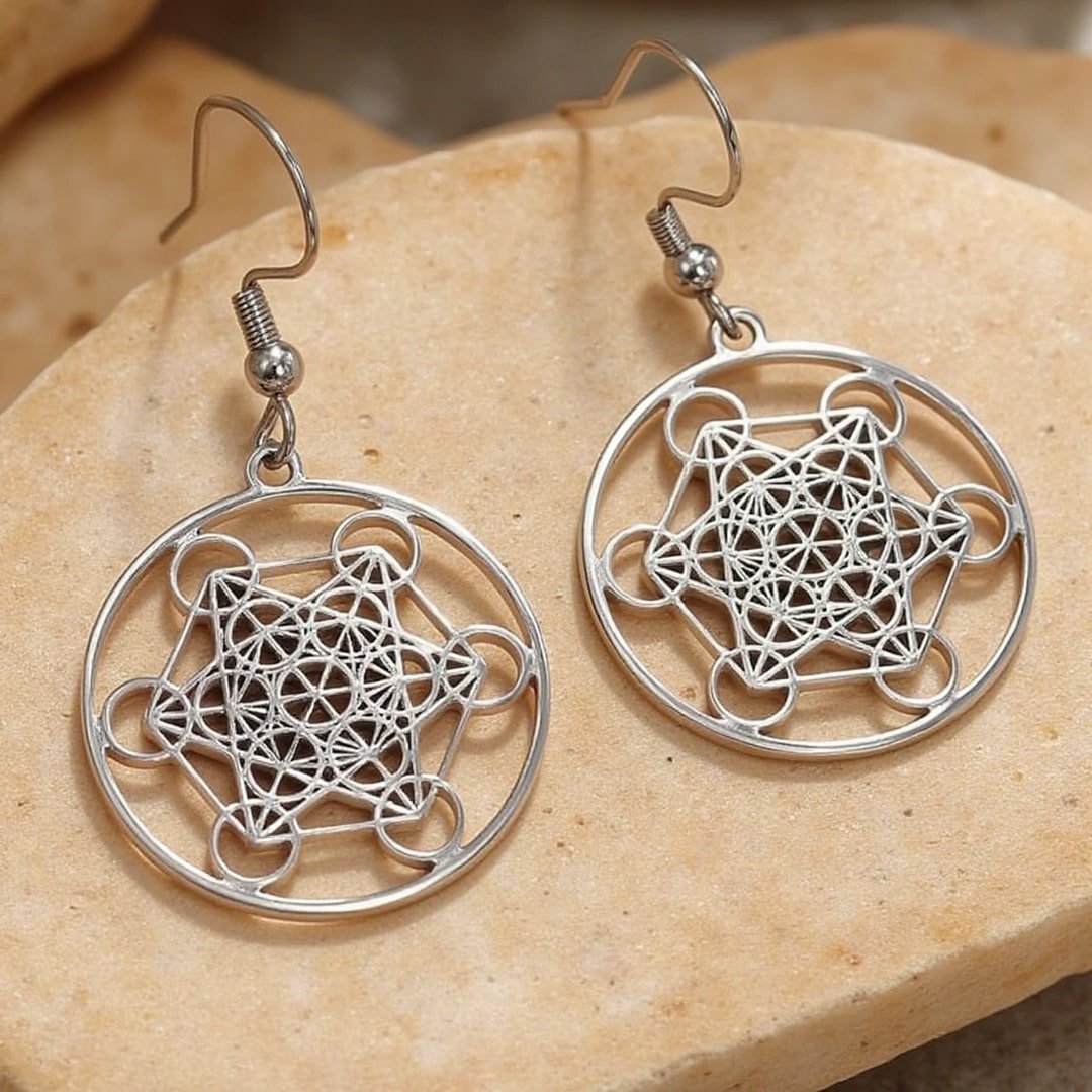Metatron Earrings – Bild 3