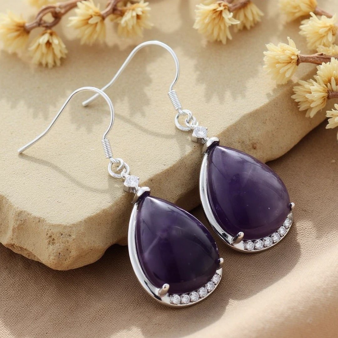 Amethyst-Ohrringe