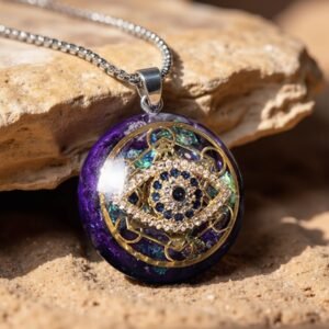Orgonite Anhänger Heilig Revelation - Blaues Auge & Metatron