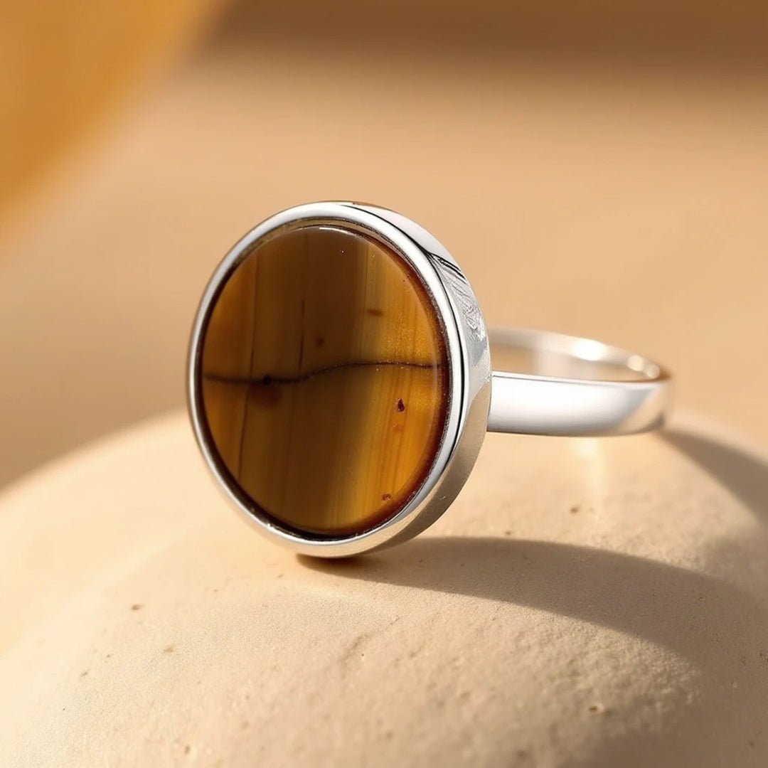 "Awakening of Energies" Ring in Natural Stone – Bild 5