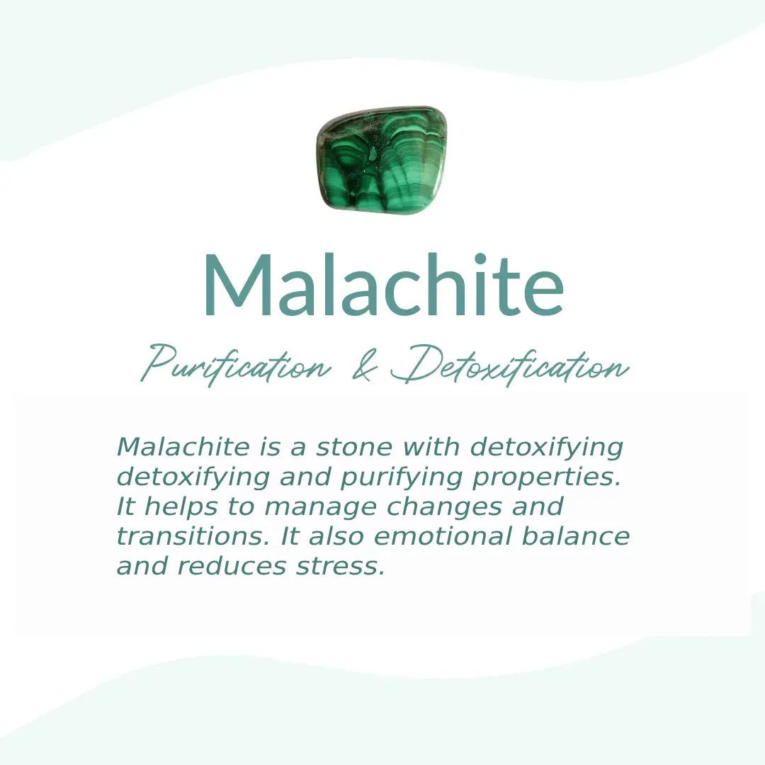 Bracelet "Purification" in Malachite – Bild 3