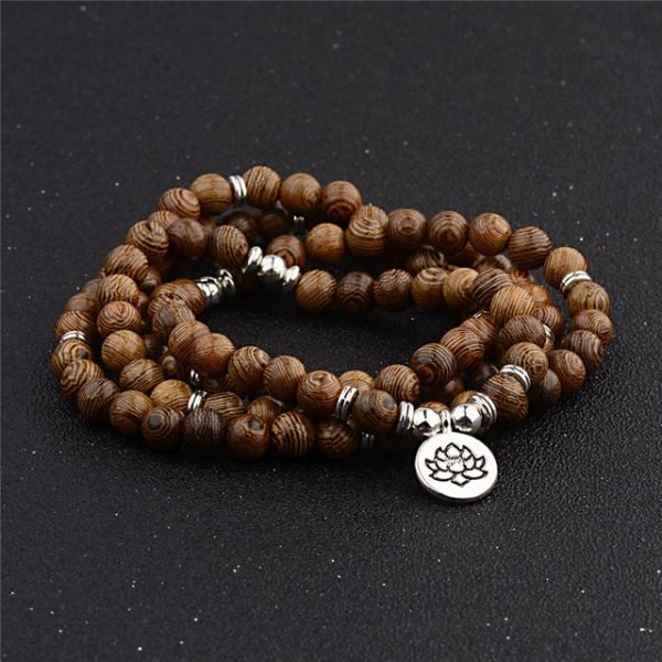 Tibetan mala bracelet for men – Bild 2