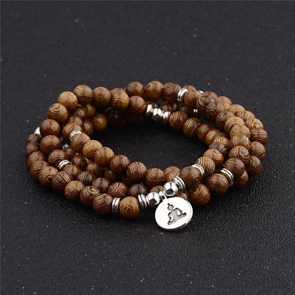 Tibetan mala bracelet for men – Bild 3