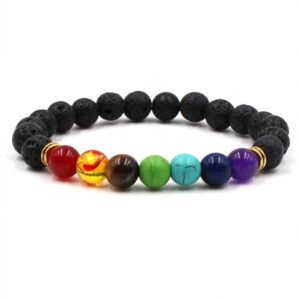 7 Chakra Multicolour Beaded Bracelet