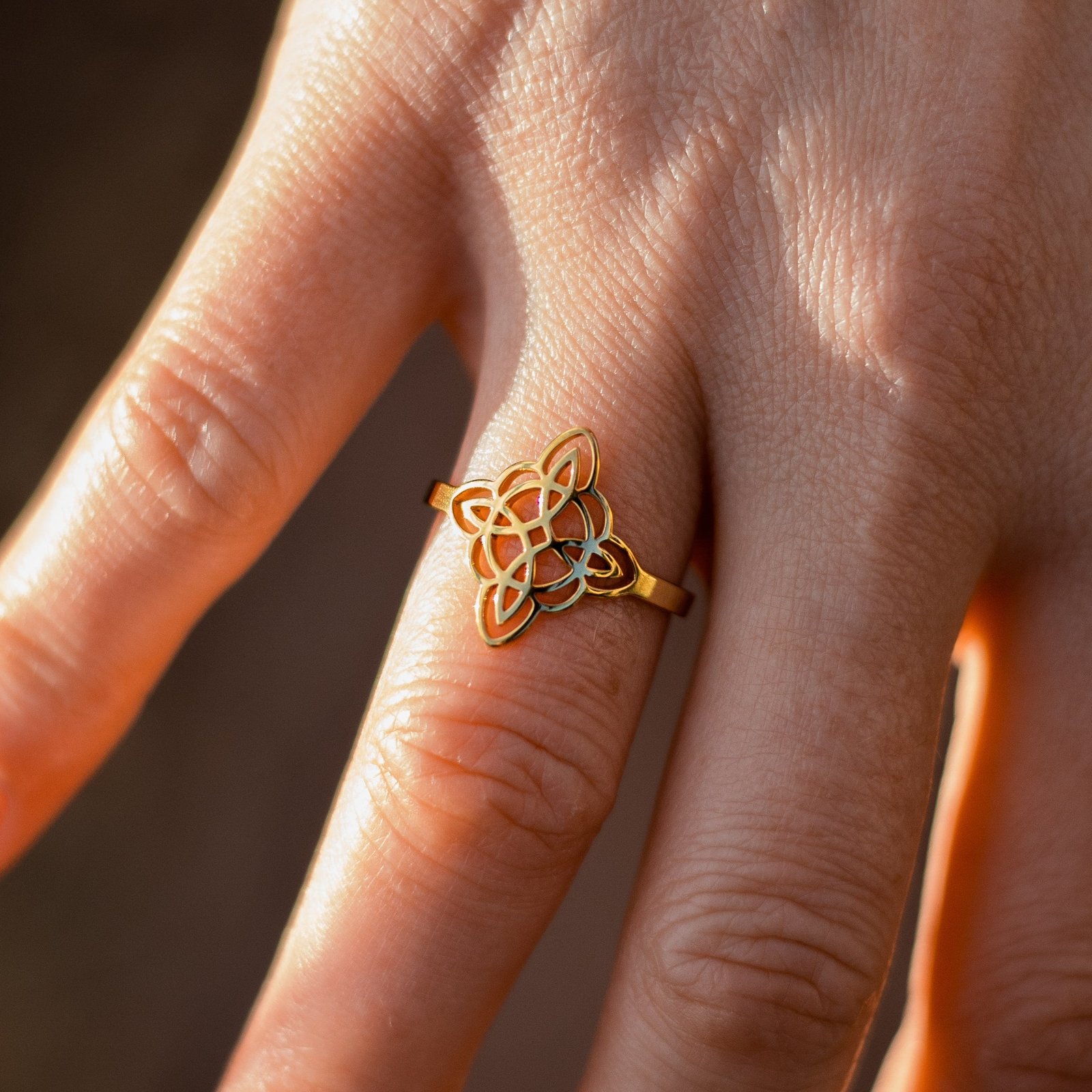 Adjustable Ring Eternal Protection - Witch's Knot – Bild 2