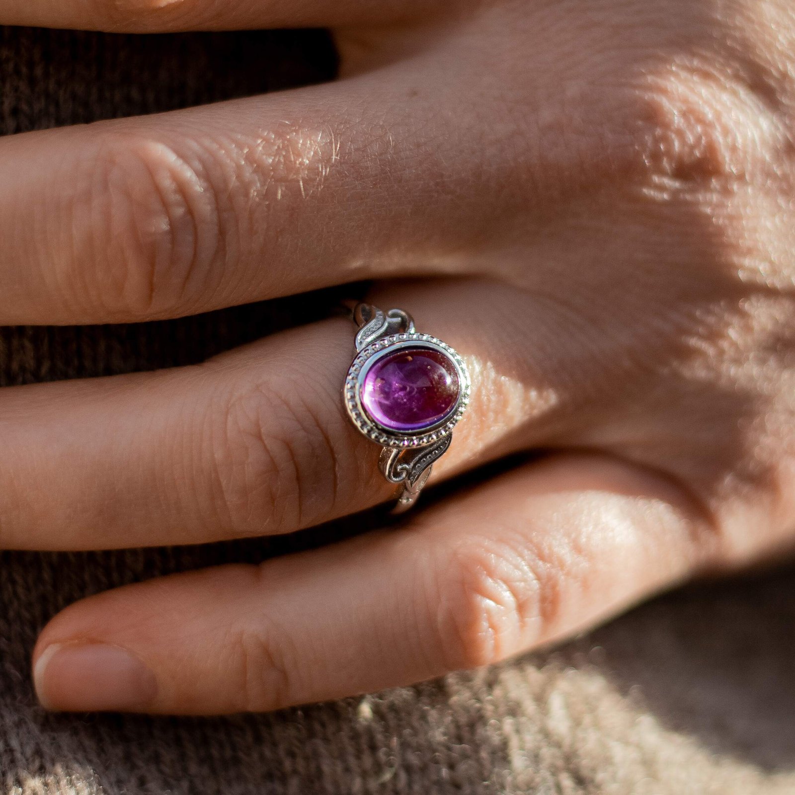 Amethyst "Purifying Harmony" Ring – Bild 4