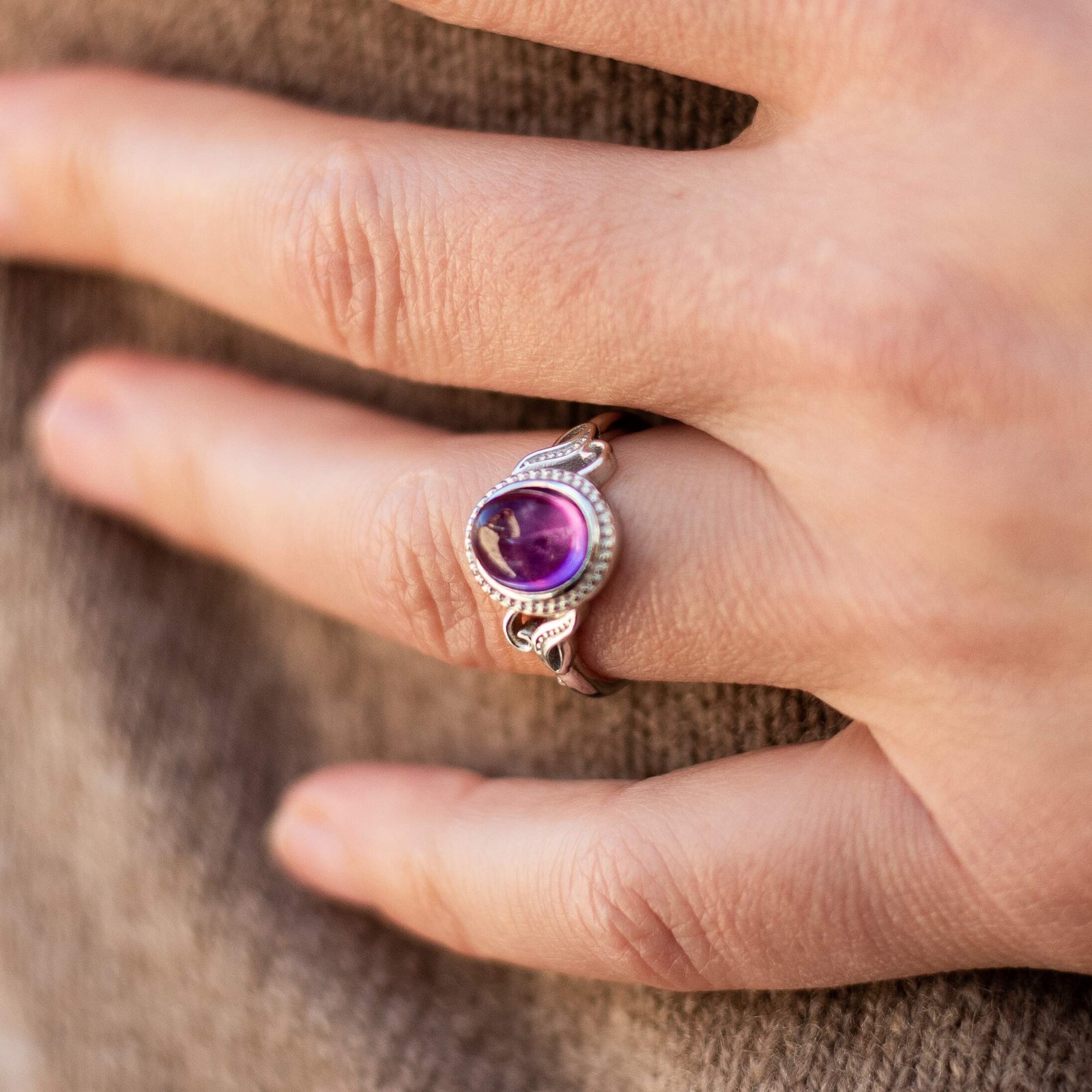 Amethyst "Purifying Harmony" Ring – Bild 2