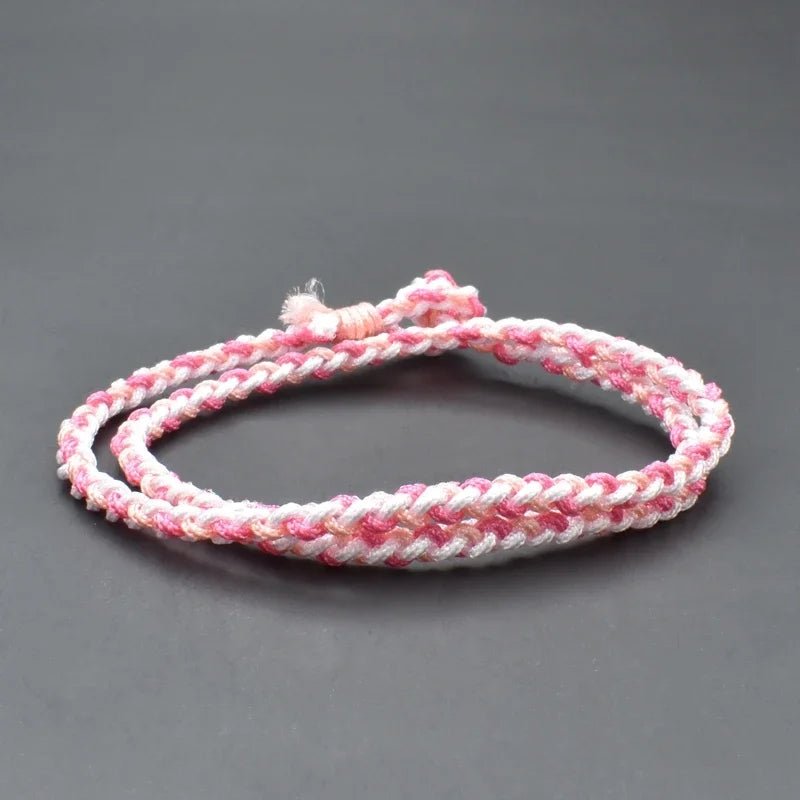 Multi color Minimalist Thread Rope Bracelets - Image 3