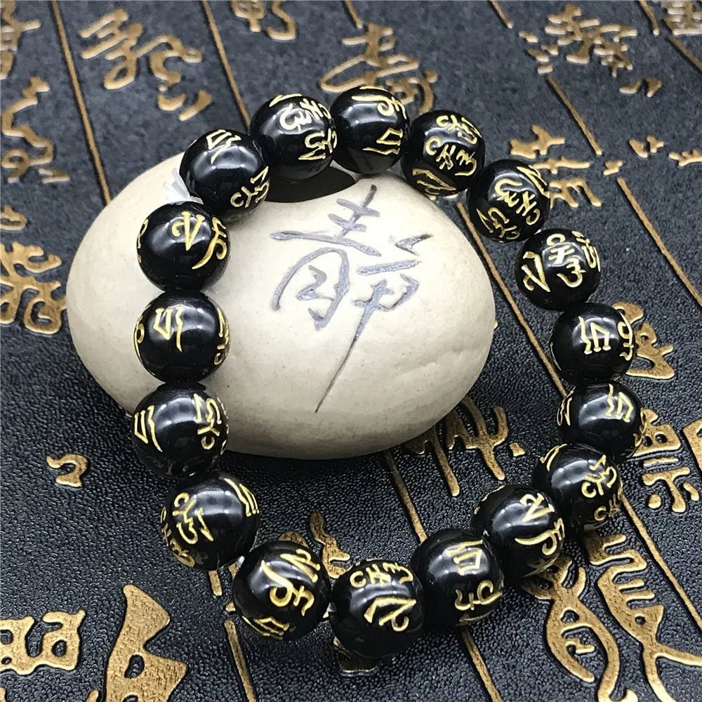 Tibetan Buddhism Six Words Mantra Bracelets - Image 3