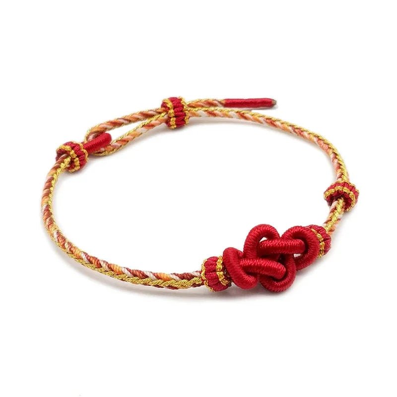 Lucky Knot Hand-knitted Multicolor Bracelets - Image 4