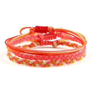 Multicolour Tibetan Buddhist Beaded Bracelet
