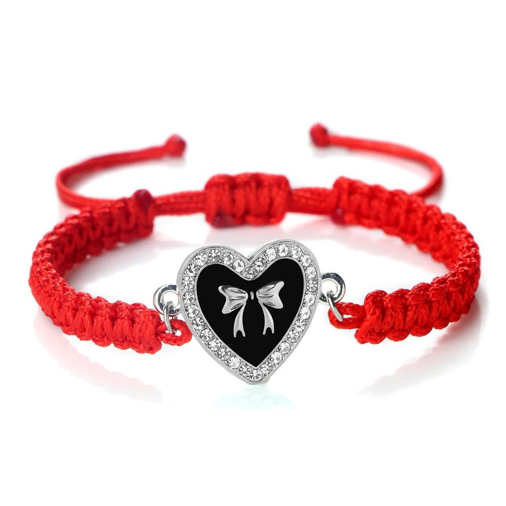 Heart Bowknot Braided Bracelet - Image 7