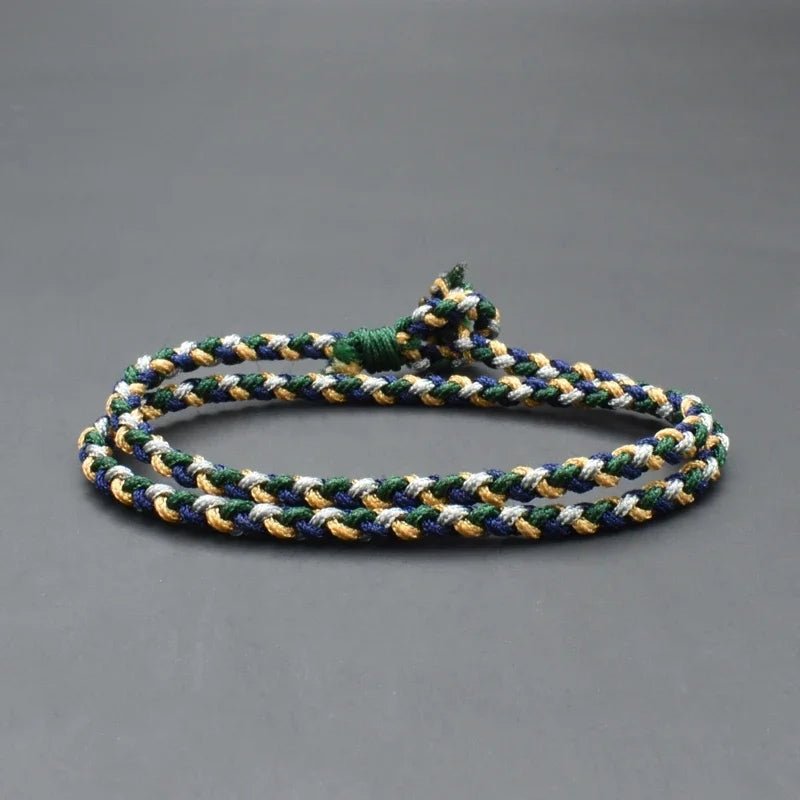 Multi color Minimalist Thread Rope Bracelets - Image 2