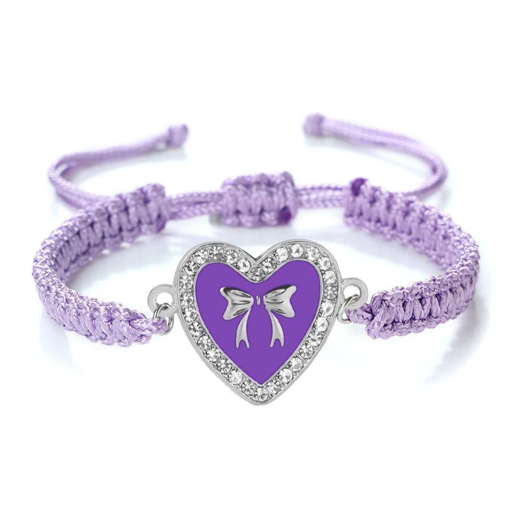 Heart Bowknot Braided Bracelet - Image 13