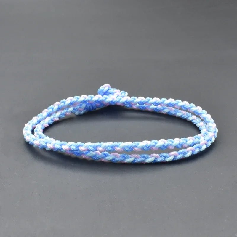 Multi color Minimalist Thread Rope Bracelets - Image 4