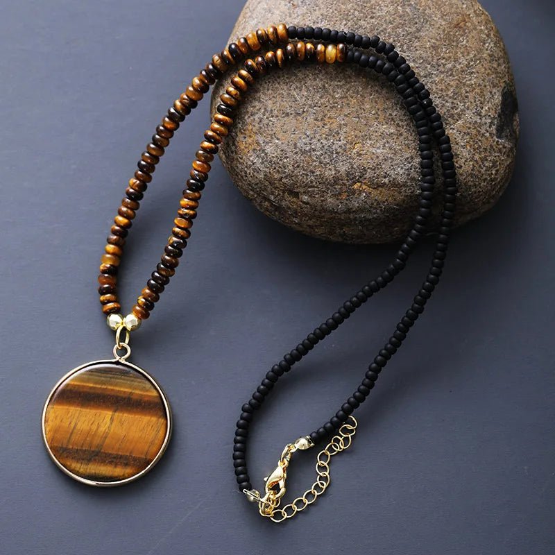 "Sakti" Necklace in Natural Stones – Bild 4