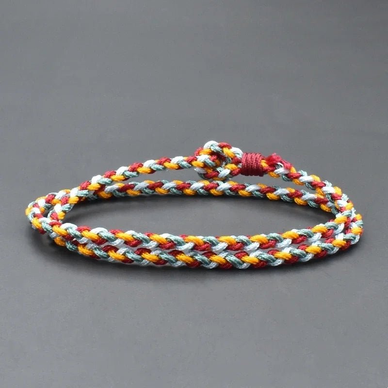 Multi color Minimalist Thread Rope Bracelets