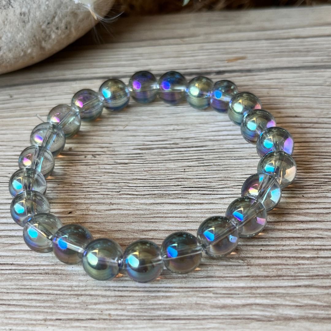 Bracelet "Celestial Energy" in Aqua Aura – Bild 3