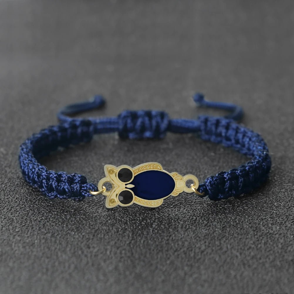 Lucky Charms Blue Color Owl Bracelets - Image 3