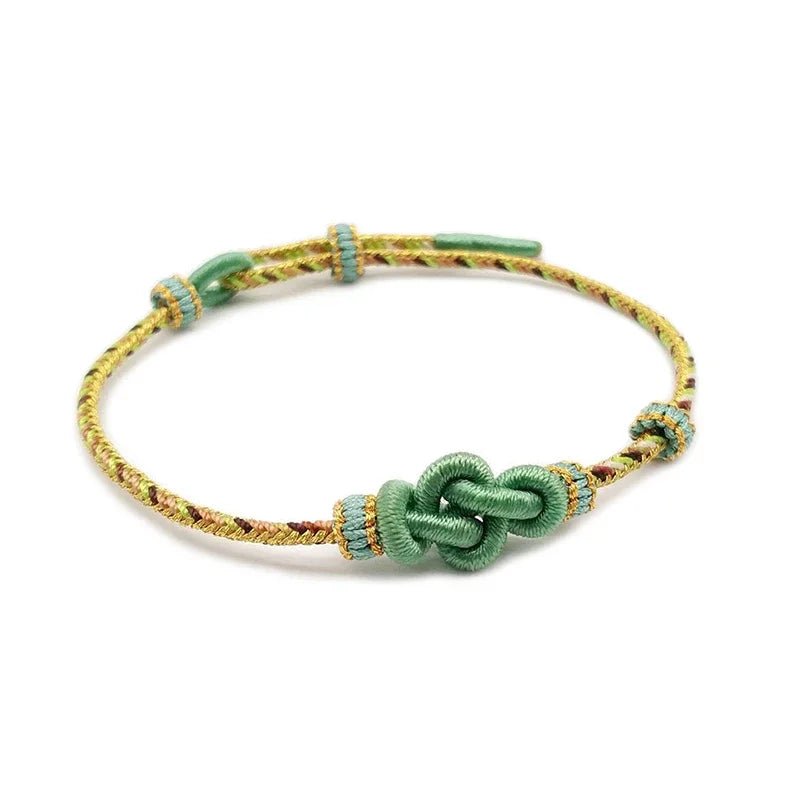 Lucky Knot Hand-knitted Multicolor Bracelets - Image 2