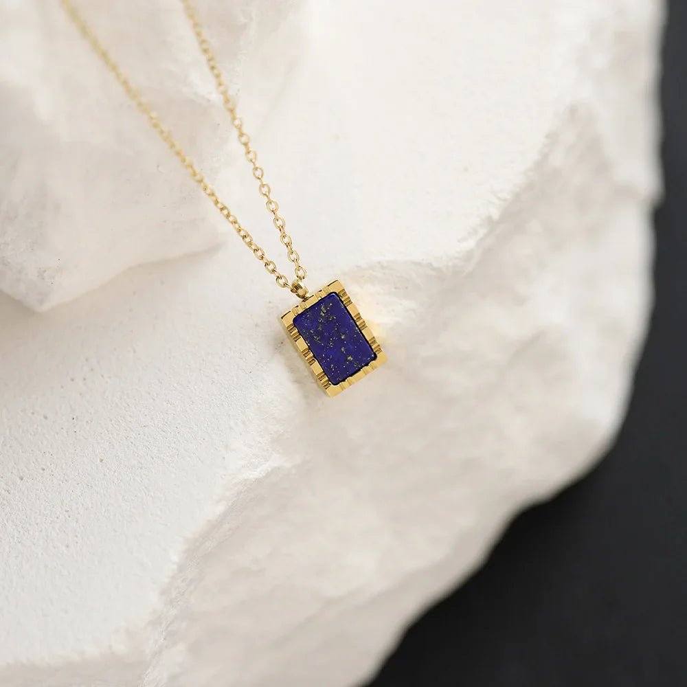 "Harmonie Céleste" set in Lapis Lazuli & Gold Plated – Bild 5