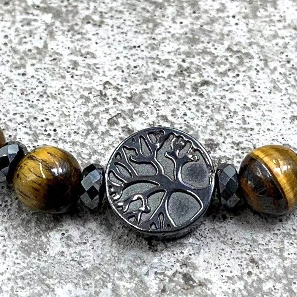 Armband "Vertrauen & Sicherheit" in Tigerauge - Bild 2