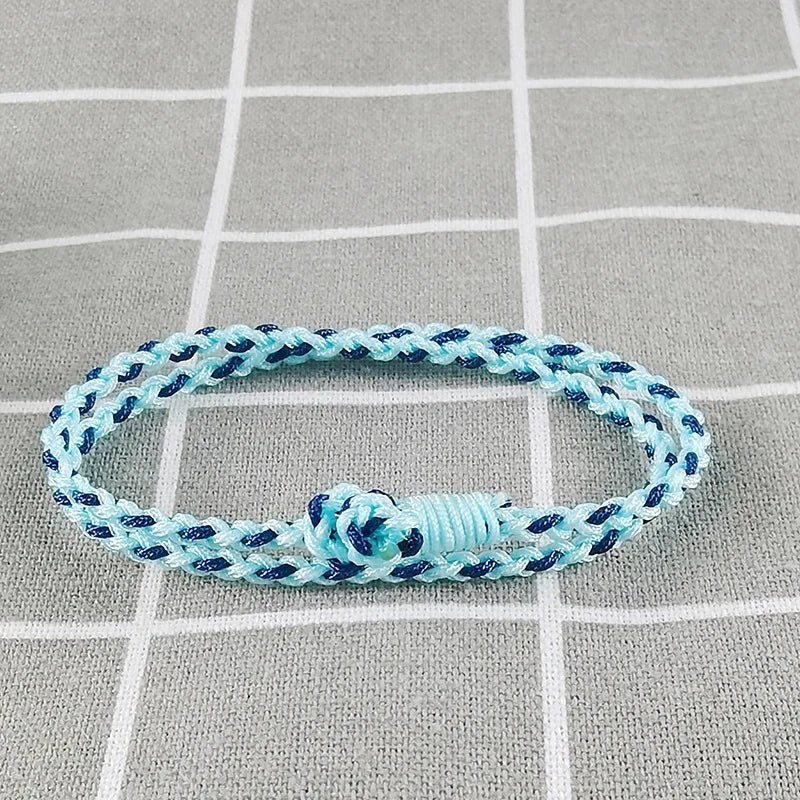 Multi color Minimalist Thread Rope Bracelets - Image 6