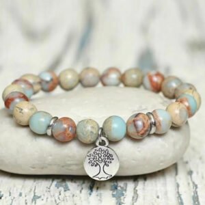 Armband "Self-Akzeptanz" in Aqua-Terra-Jaspis