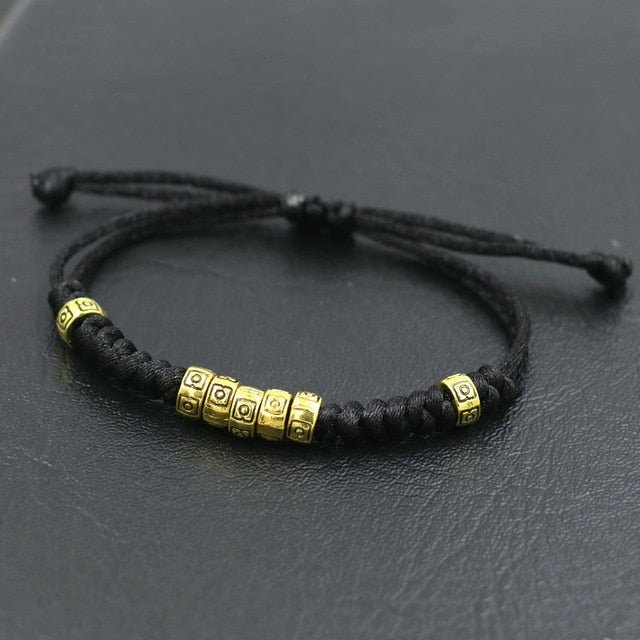 Tibetan Lucky Charm Bracelet - black