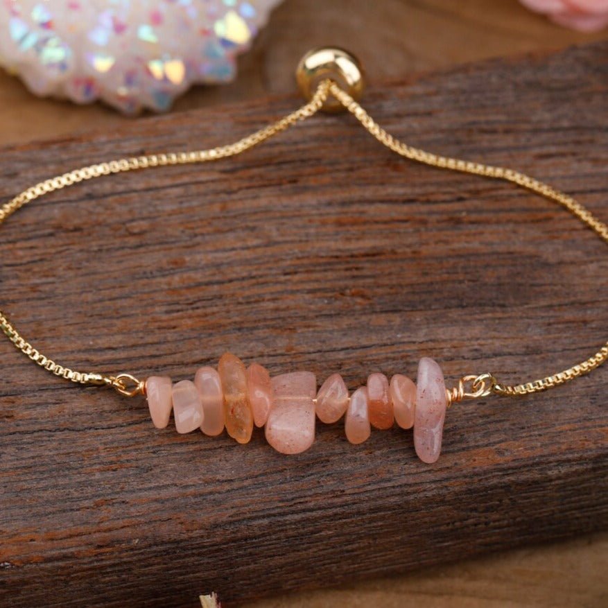 Bracelet Fine in Natural Irregular Stones - Image 10