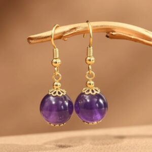Tara-Ohrringe aus Amethyst