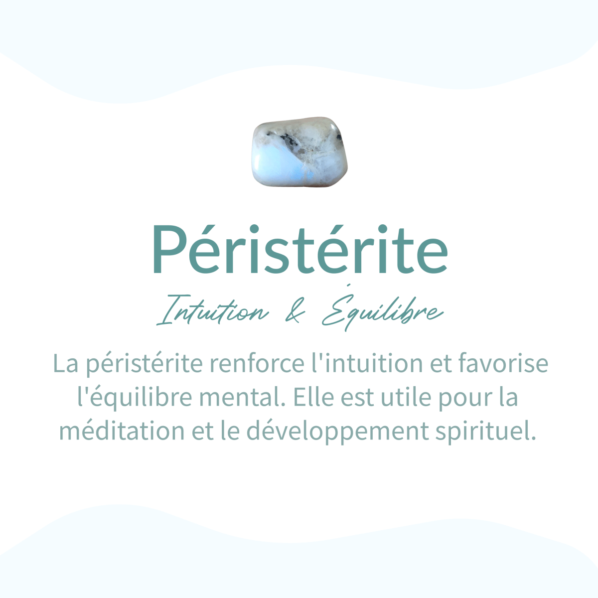 Adjustable Ring "Protective Aura" in White Labradorite – Bild 4