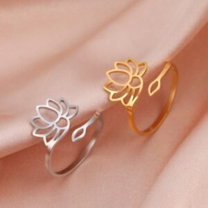 Divine Lotus Verstellbar Ring