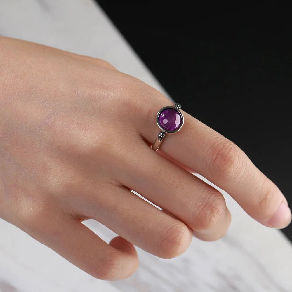 Amethyst "Aura of Peace" Ring – Bild 2