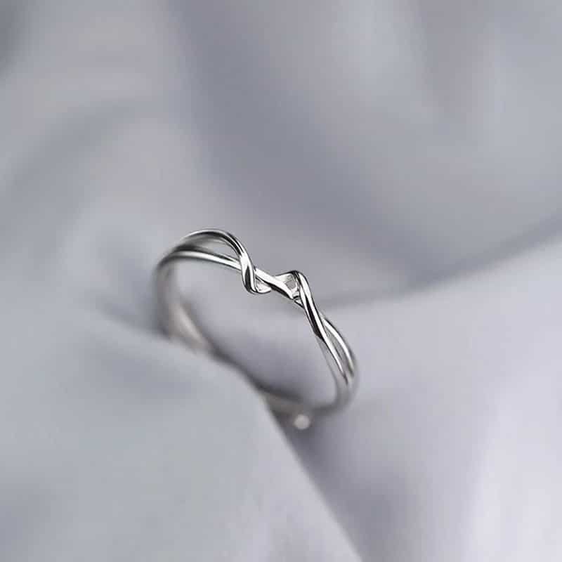 Edelstahl Lebenline Ring