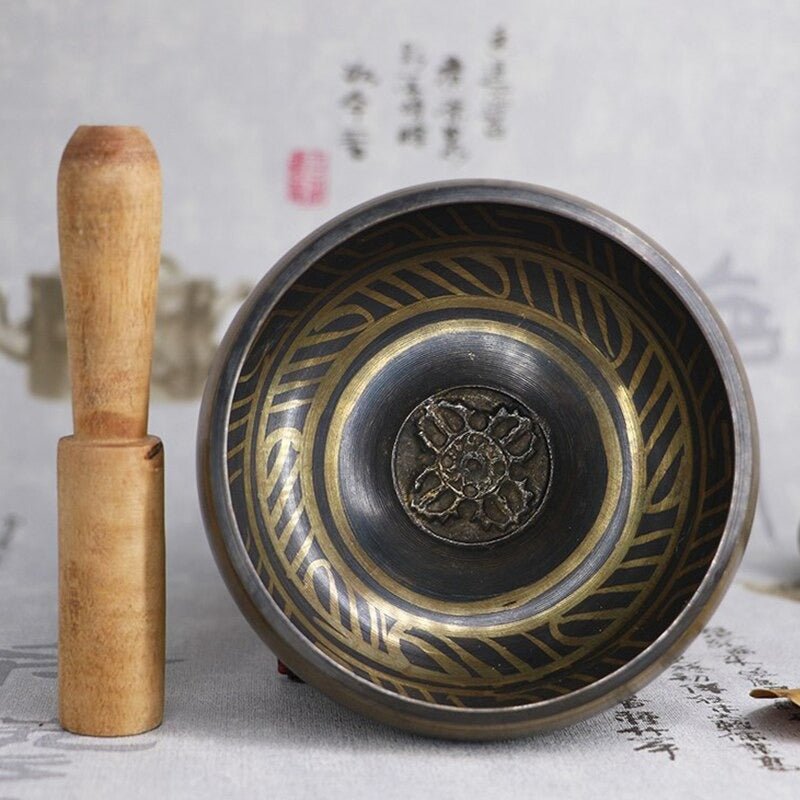 Handcrafted Tibetan Singing Bowl – Bild 2