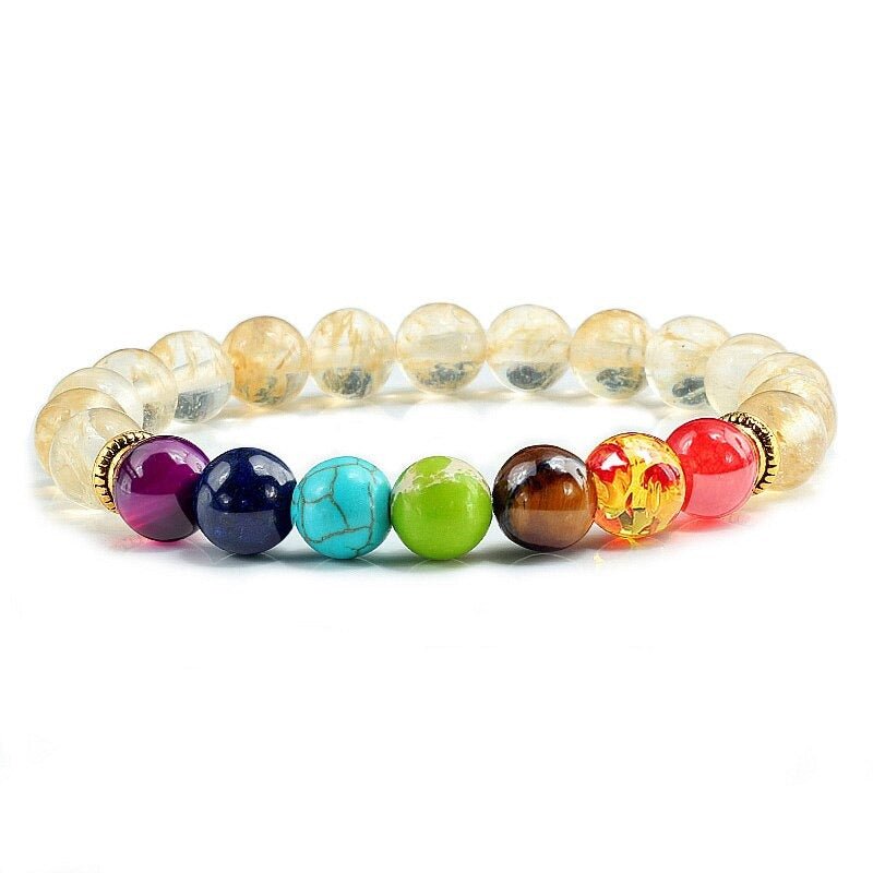 Solar plexus stone chakra bracelet
