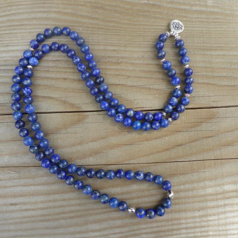 Bracelet Mala "Friendship" in Lapis Lazuli – Bild 3