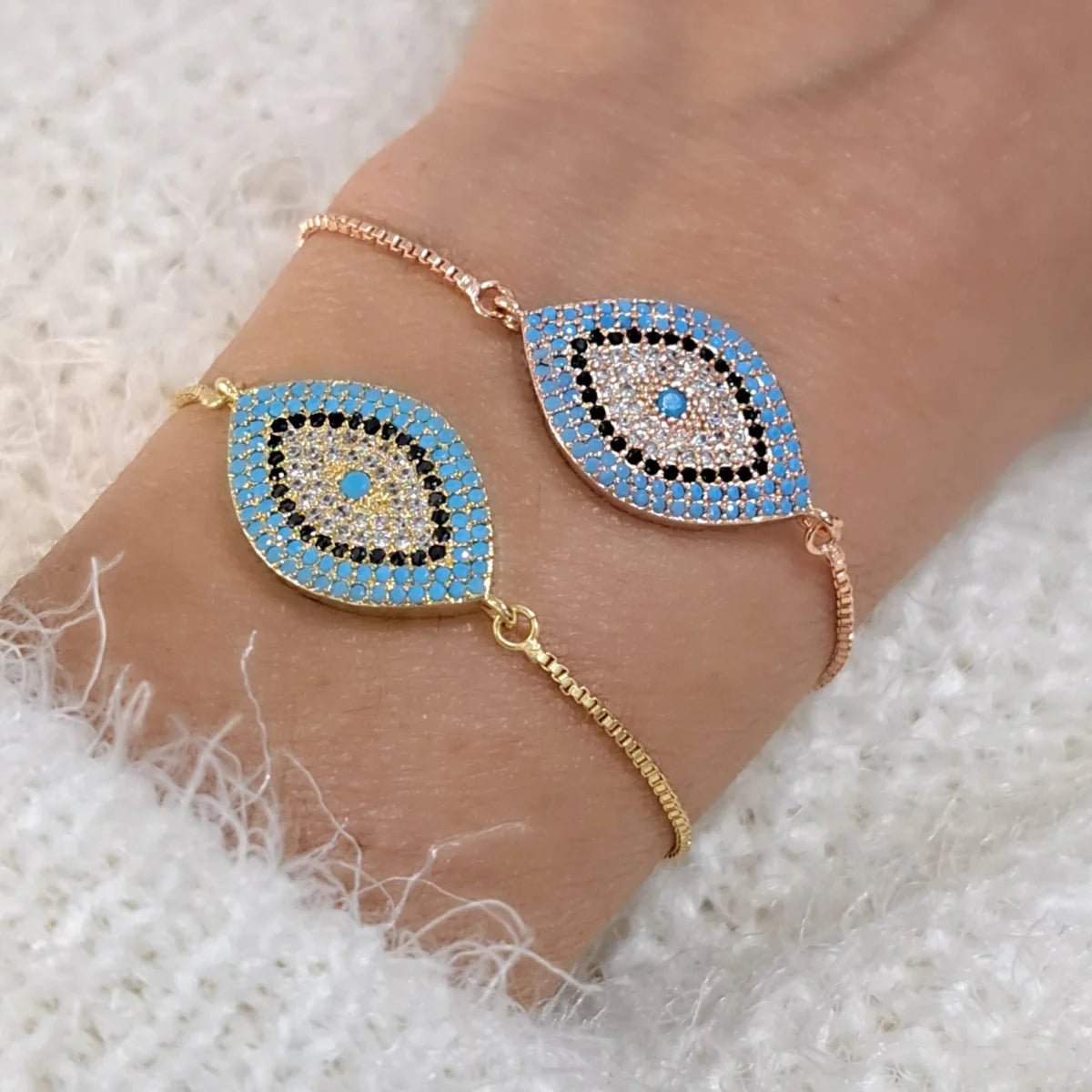 Bracelet Eye Blue - Protection from the Evil Eye – Bild 4