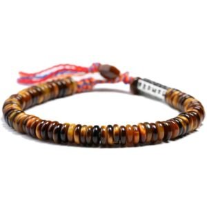 Tibetan Tiger Eye Beaded Bracelet