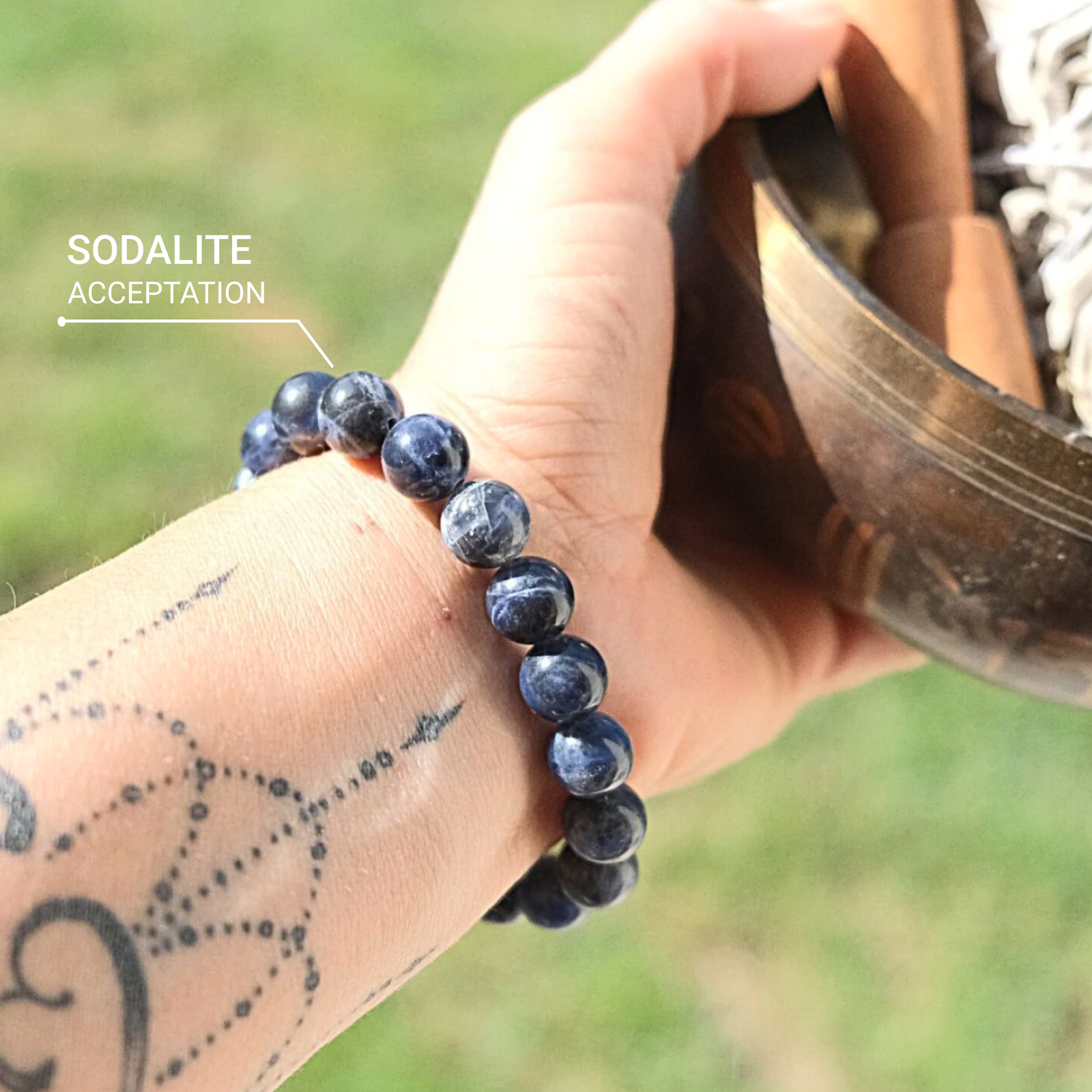 Bracelet "Quiétude" in Sodalite – Bild 2