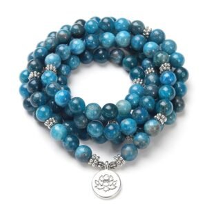 Apatite Mala Halskette