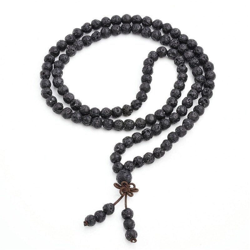 Black Mala Necklace – Bild 2