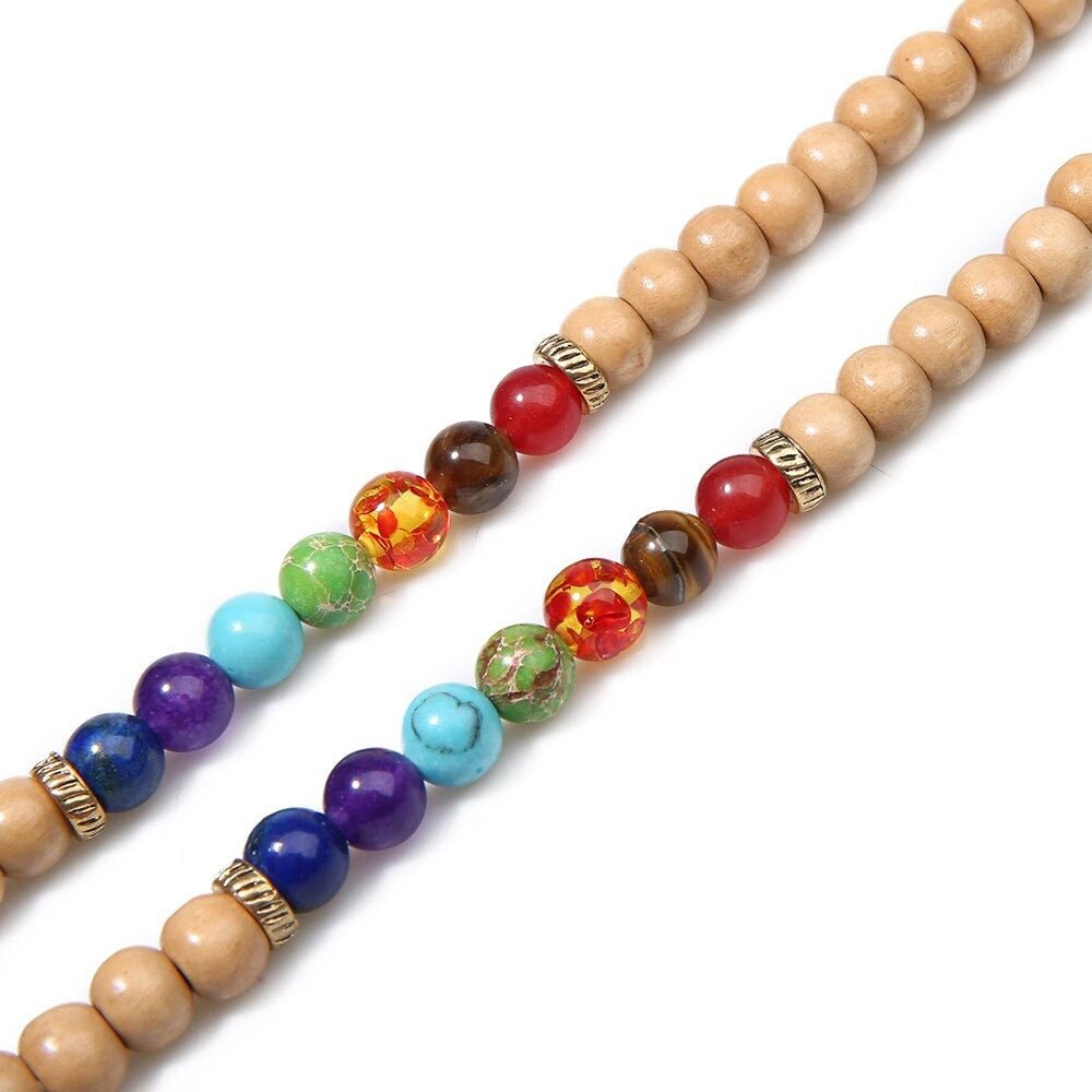 Tibetan 7 chakra necklace - Image 3
