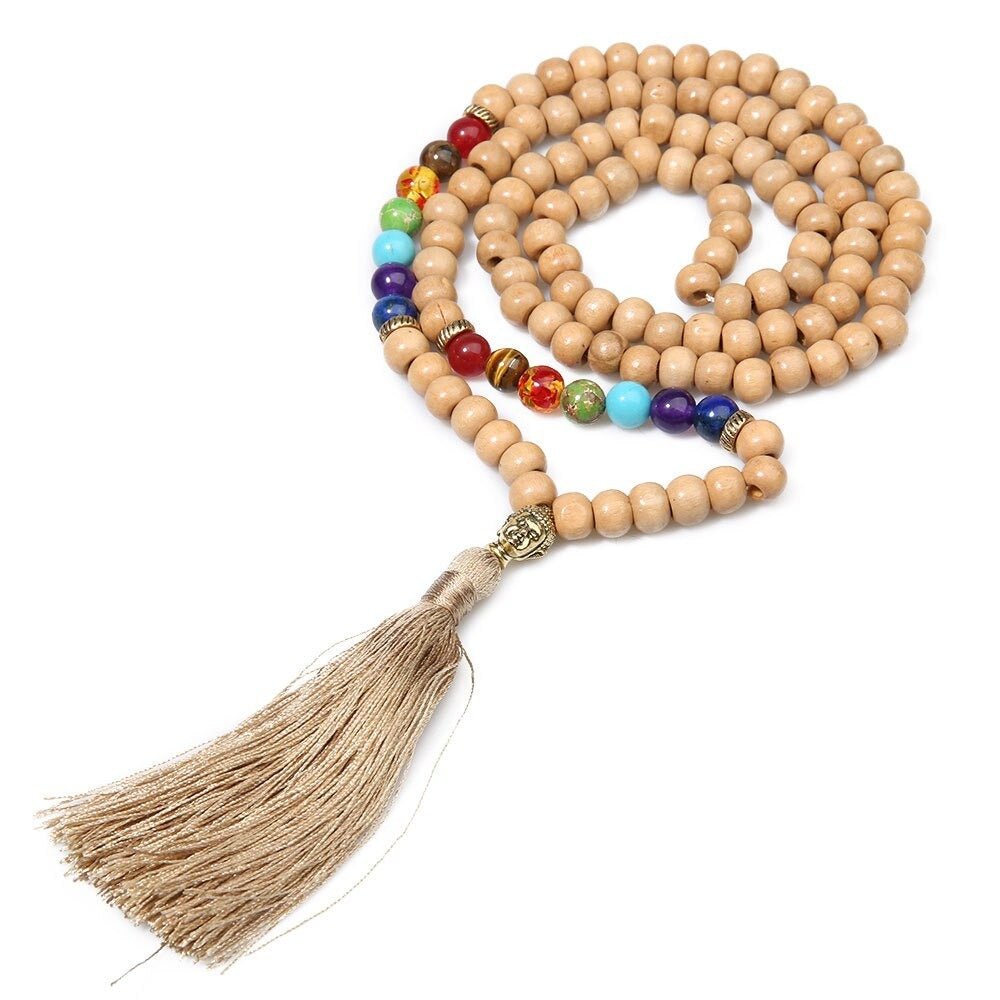 Tibetan 7 chakra necklace