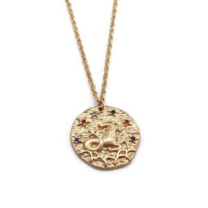 Golden Constellation Halskette - 12 Zodiac Signs