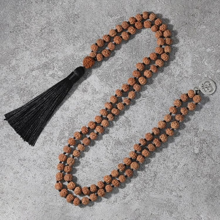 Tibetan Rudraksha seed mala - Image 3